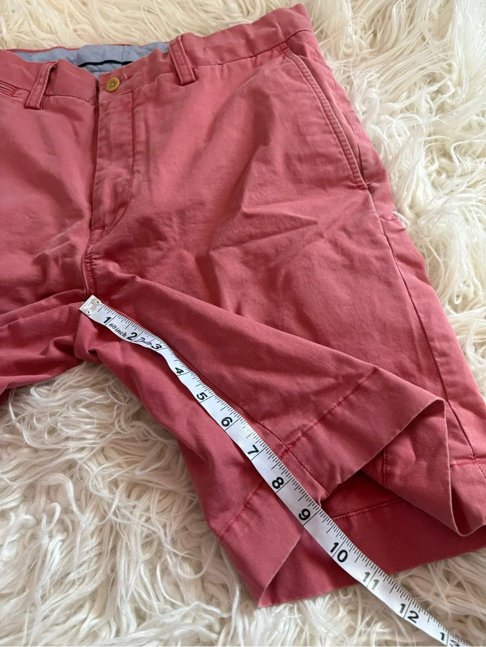 J.Crew Stanton 9” Chino Shorts Red 100% Cotton Men’s 32